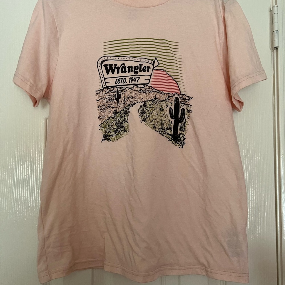 Wrangler Light Pink Desert Graphic Tee